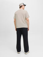 JACK & JONES Soho Tee Short Sleeve Crew Neck-Moonbeam Moonbeam detail view