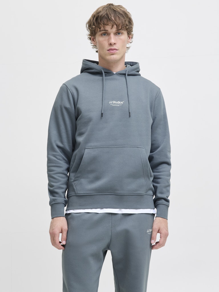 JACK & JONES Soho Sweat Hood-Stormy Weather Stormy Weather front view