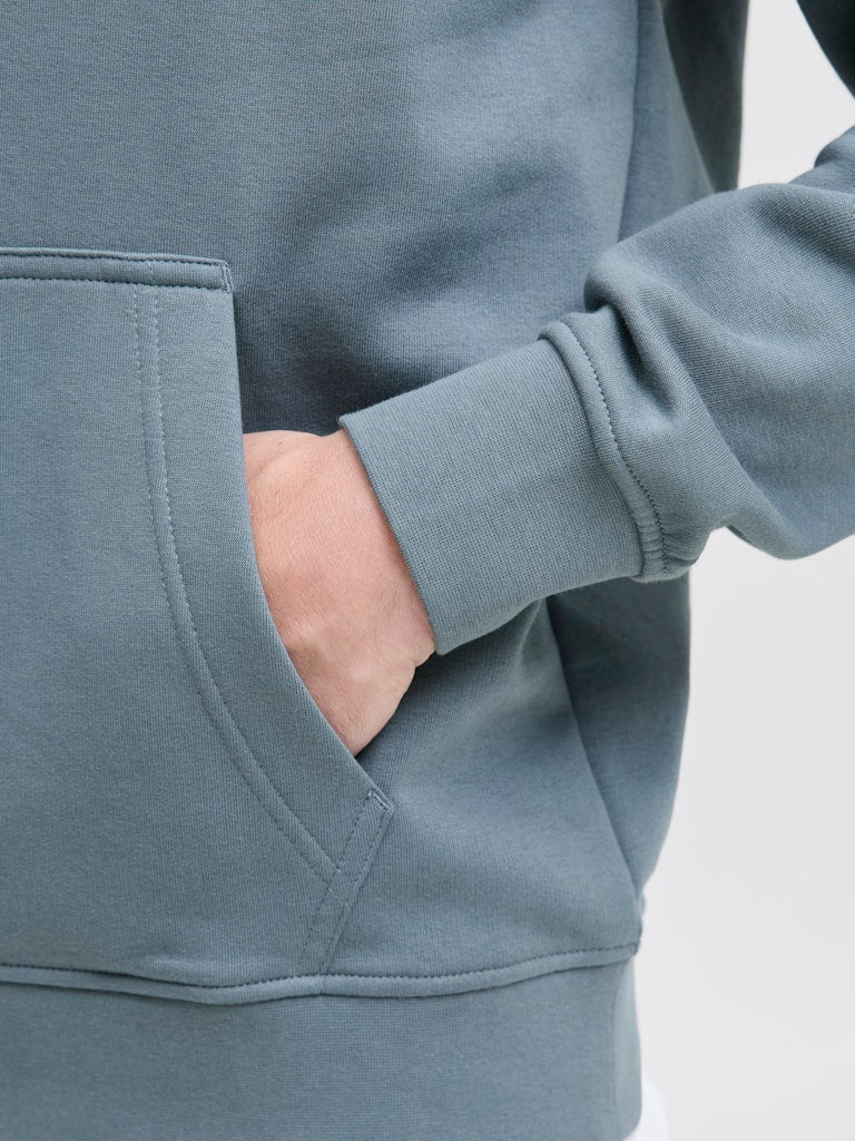 JACK & JONES Soho Sweat Hood-Stormy Weather Stormy Weather back view