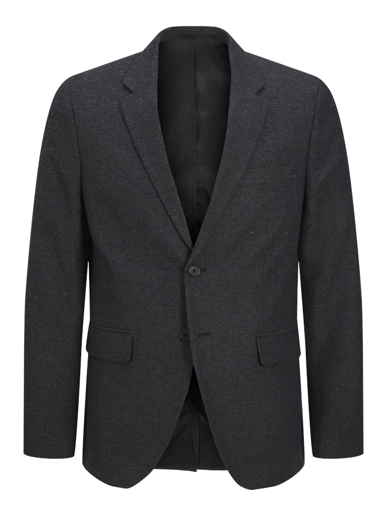 JACK JONES PREMIUM Martin Winter Tweed Blazer-Dark Navy Dark Navy side view