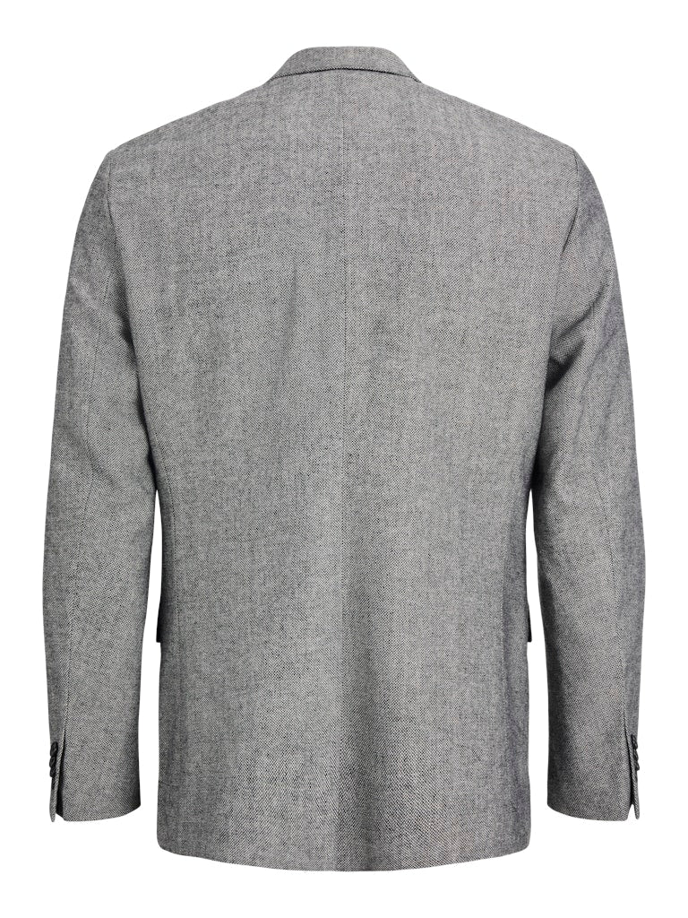 Gray blazer on a white background