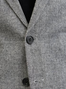 JACK JONES PREMIUM Martin Winter Tweed Blazer-Ultimate Grey Ultimate grey side view