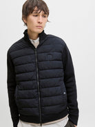 JACK JONES PREMIUM Hudson Hybrid Jacket-Dark Navy DARK NAVY model front view