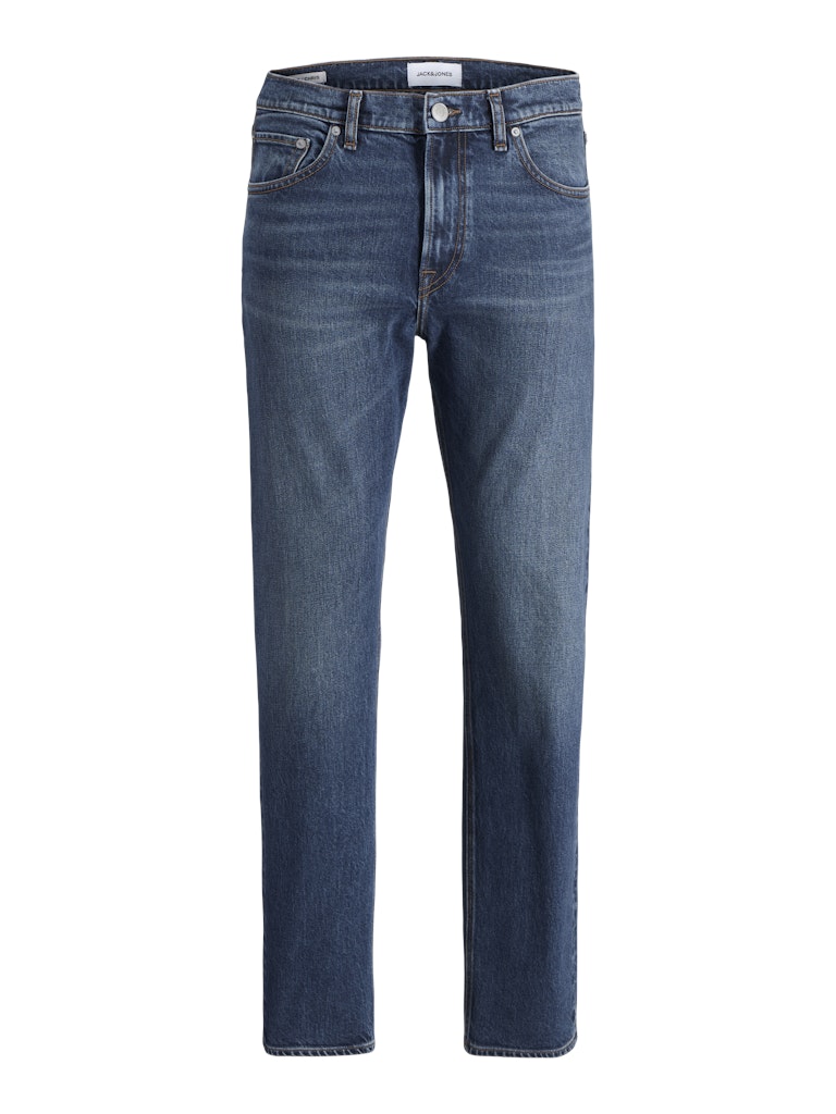 JACK & JONES Chris Classic 440 Jeans-Blue Denim Blue Denim flat front view