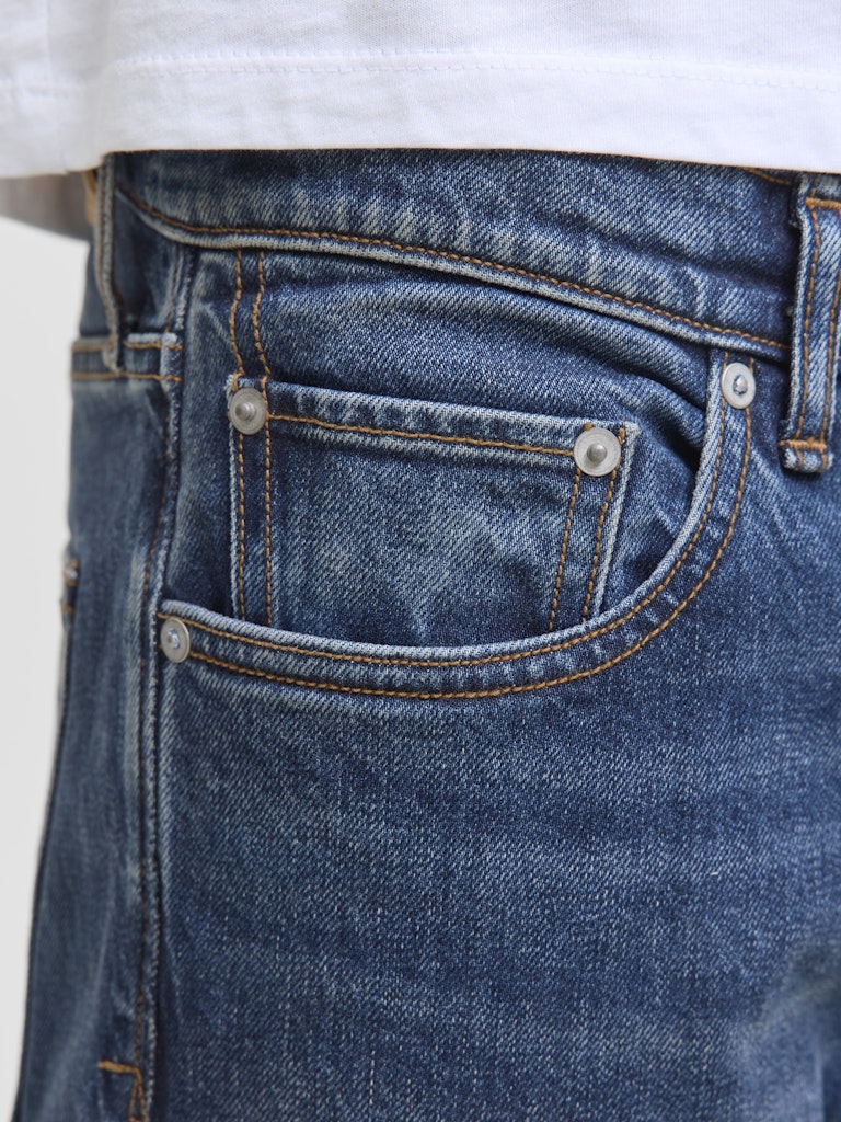 JACK & JONES Chris Classic 440 Jeans-Blue Denim Blue Denim back view