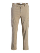JACK & JONES Ace Arthur Dobby Brindle Cargo Pant Brindle alternate view