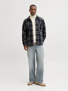 JACK JONES ORIGINALS Norrebro Knit Half Zip-Sea Salt Sea Salt detail view