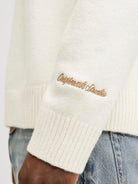 JACK JONES ORIGINALS Norrebro Knit Half Zip-Sea Salt Sea Salt side view