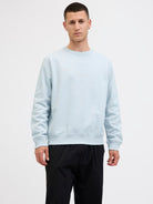 JACK JONES ORIGINALS Norrebro Emb Sweat Crew-Skyway Skyway front view