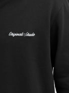 JACK JONES ORIGINALS Norrebro Emb Sweat High Neck-Black Black side view