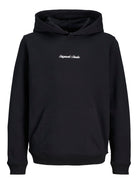 Jack Jones Youths Norrebro Junior Black Sweat Hoodie Black alternate view