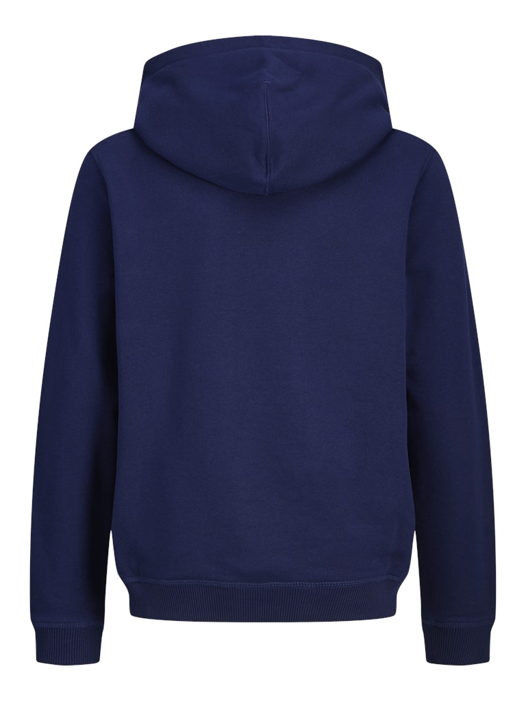 Boy's Norrebro Sweat Hood-Ocean Cavern-Back View