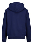 Boy's Norrebro Sweat Hood-Ocean Cavern-Back View