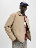 JACK & JONES Dover Worker Jacket-Crockery Crockery model front view
