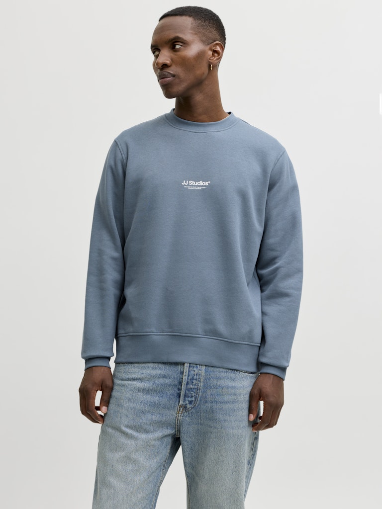 JACK & JONES Soho Sweatshirt-Blue Mirage Blue Mirage front view