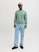 JACK & JONES Soho Sweatshirt-Mineral Blue MINERAL BLUE detail view