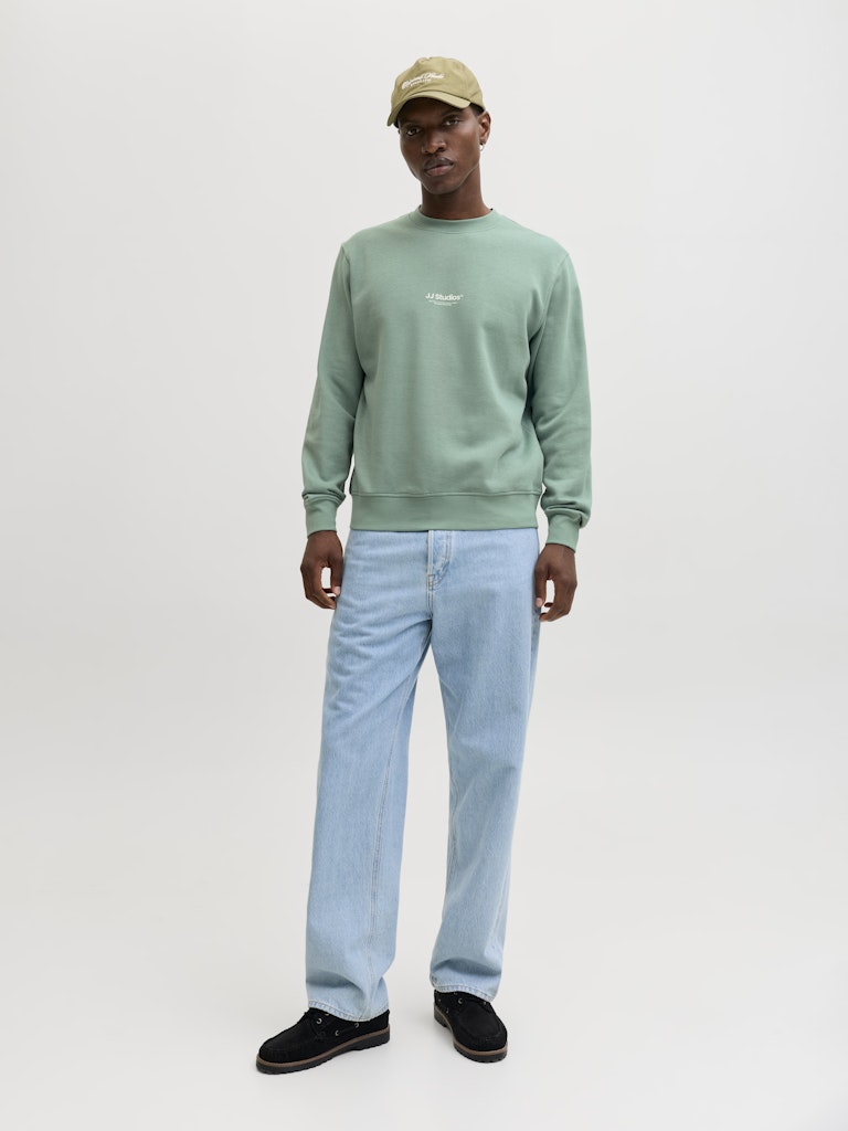 JACK & JONES Soho Sweatshirt-Mineral Blue MINERAL BLUE detail view