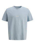 Jack Jones Youths Soho Junior T-Shirt-Celestial Blue Celestial Blue front view