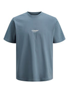 Jack Jones Youths Soho Junior T-Shirt-Blue Mirage Blue Mirage front view