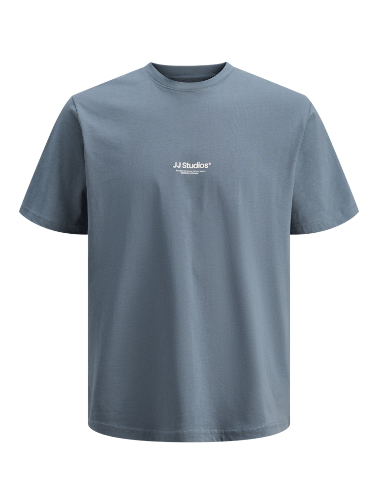 Jack Jones Youths Soho Junior T-Shirt-Blue Mirage Blue Mirage front view