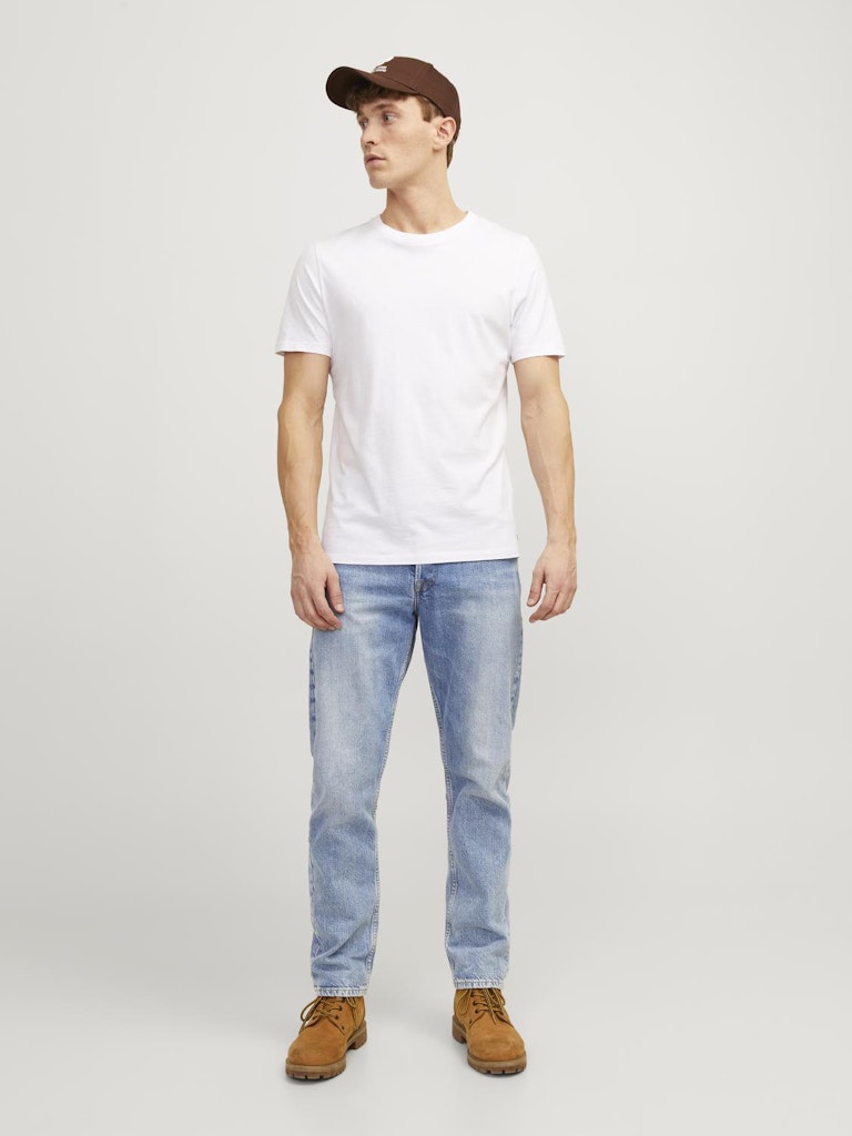 Chris 920 Blue Denim Loose Fit Jeans-Full front view