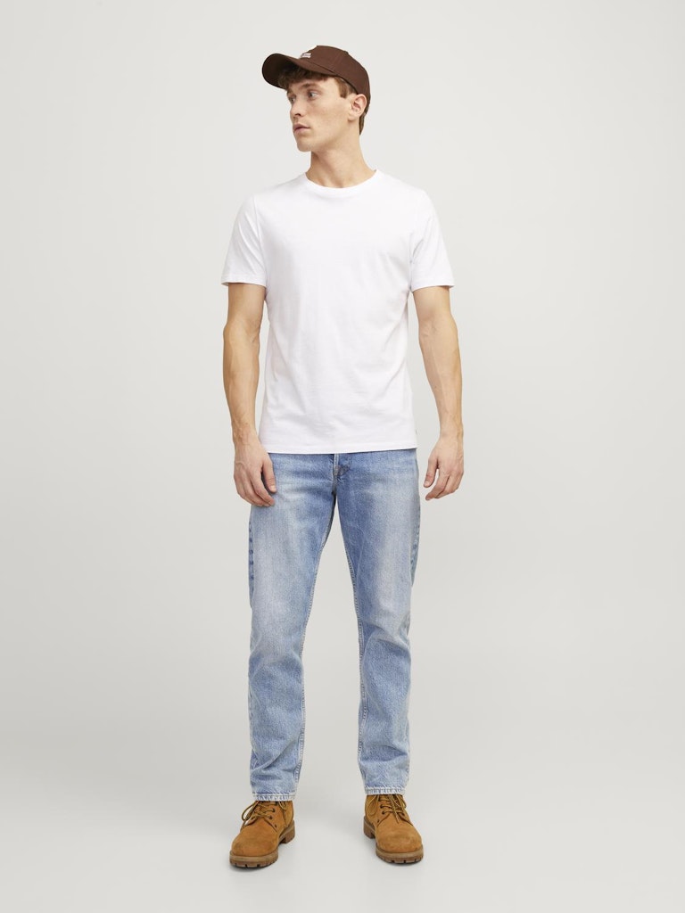 JACK & JONES Chris 920 Blue Denim Loose Fit Jeans BLUE DENIM back view