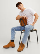 JACK & JONES Chris 920 Blue Denim Loose Fit Jeans BLUE DENIM detail view