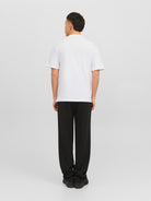 JACK JONES ORIGINALS Vesterbro Tee Short Sleeve Crew Neck-Bright White Bright White detail view
