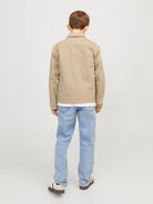 Jack Jones Youths Eon Overshirt Long Sleeve Junior-Crockery Crockery detail view