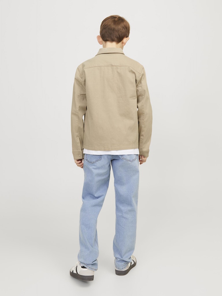 Jack Jones Youths Eon Overshirt Long Sleeve Junior-Crockery Crockery detail view