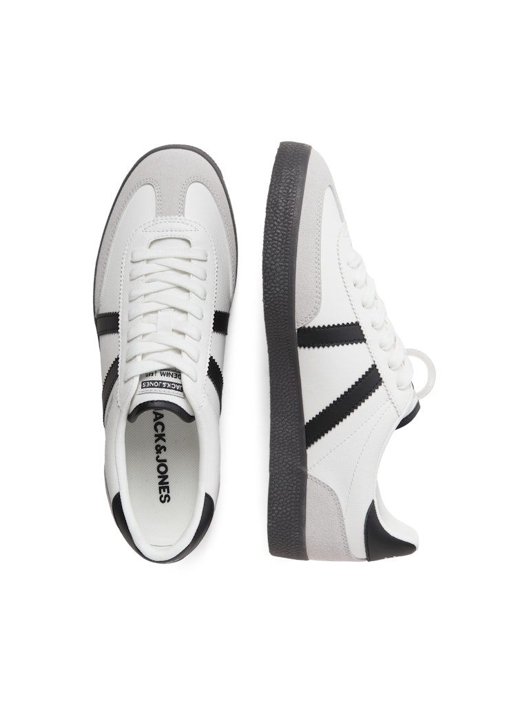 Mambo Special Bright White Anthracite Trainers-Top down view