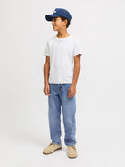 Jack Jones Youths Chris Junior 854 Relaxed Fit Blue Jeans BLUE detail view