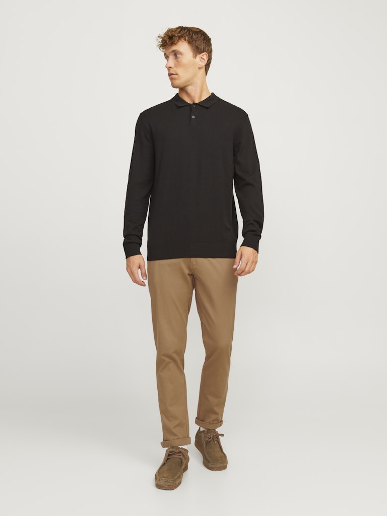 Men's Marco Fury Kelp Chinos-Model Full Front View