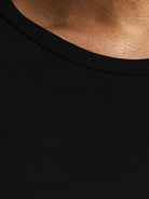 JACK & JONES Basic O-Neck Basic Long Sleeve Tee Black back view