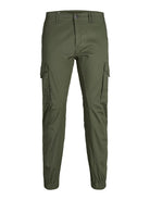 JACK & JONES Paul Flake Cargo Olive Night-Olive Night Olive Night side view