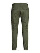 JACK & JONES Paul Flake Cargo Olive Night-Olive Night Olive Night flat front view