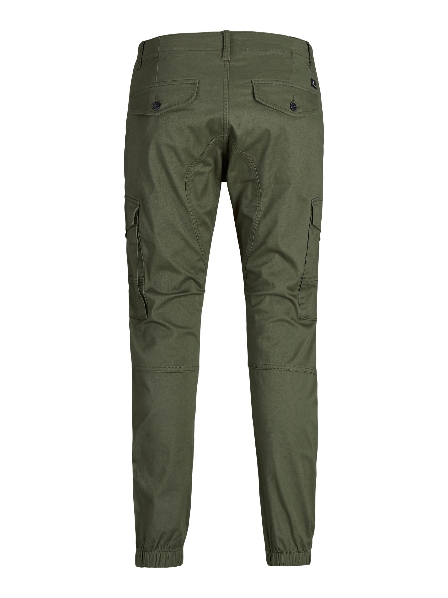JACK & JONES Paul Flake Cargo Olive Night-Olive Night Olive Night flat front view