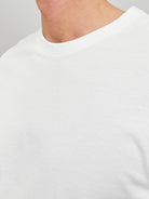 JACK & JONES Organic Basic Tee Short Sleeve O-Neck-White White side view