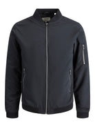 JACK & JONES Rush Bomber-Black Black flat front view