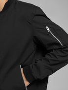 JACK & JONES Rush Bomber-Black Black side view
