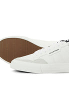 JACK & JONES Morden Combo Trainers - White/Navy White/Navy back view