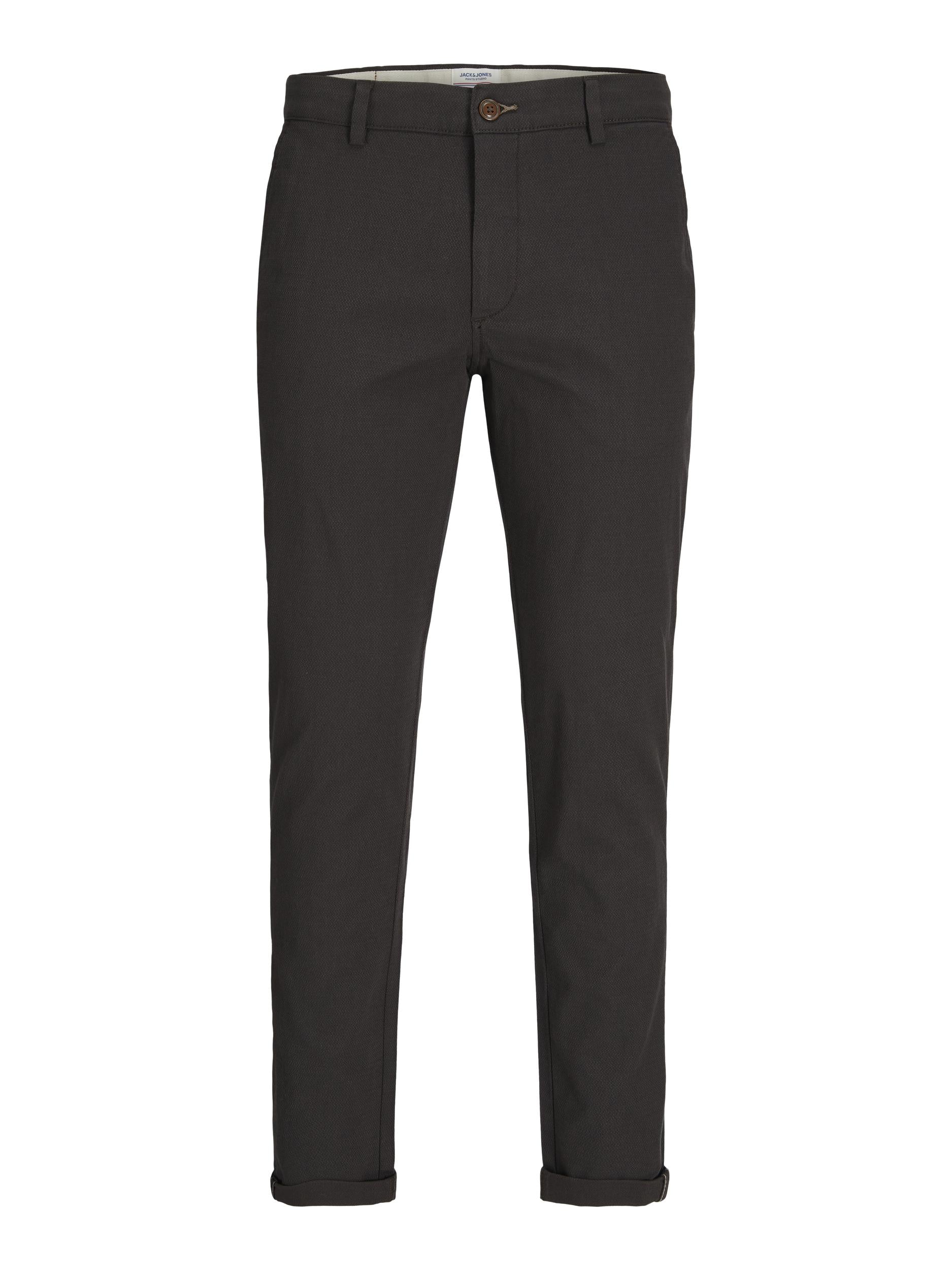 JACK & JONES Marco Fury Chino-Mulch Mulch flat front view