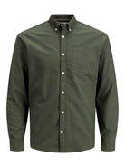 JACK & JONES Oxford Forest Night Shirt Forest Night back view
