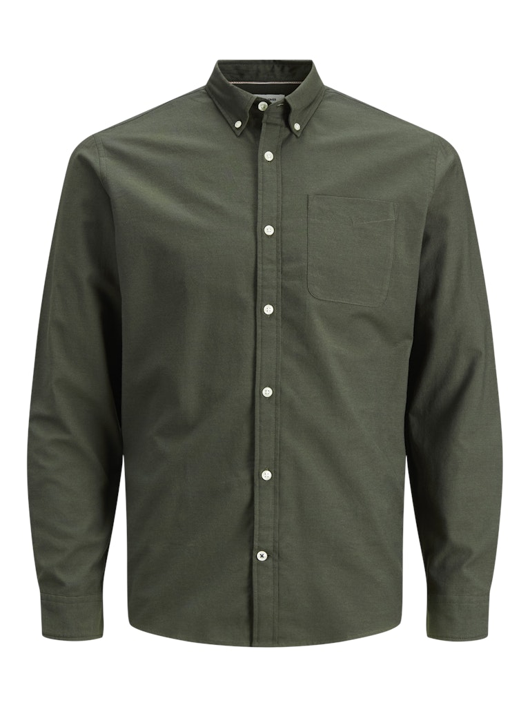 JACK & JONES Oxford Forest Night Shirt Forest Night back view
