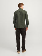 JACK & JONES Oxford Forest Night Shirt Forest Night detail view