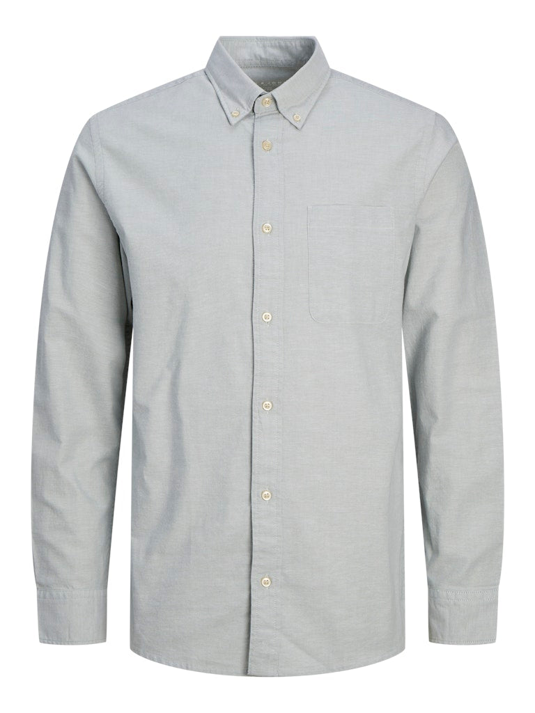 Brook Oxford Shirt Long Sleeve-Lily Pad-Flat image view
