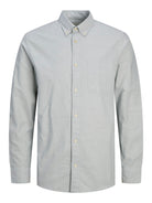 JACK JONES PREMIUM Brook Oxford Shirt Long Sleeve-Lily Pad Lily Pad side view