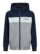 Jack Jones Youths Rush Blocking Hood Bomber Junior-Navy Blazer Navy Blazer detail view