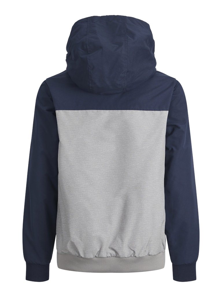 Jack Jones Youths Rush Blocking Hood Bomber Junior-Navy Blazer Navy Blazer back view