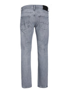 JACK & JONES Mike 811 Relaxed Tapered Fit Grey Denim Jeans GREY DENIM alternate view